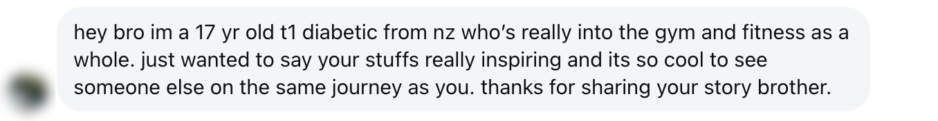Message from a 17-year-old Type 1